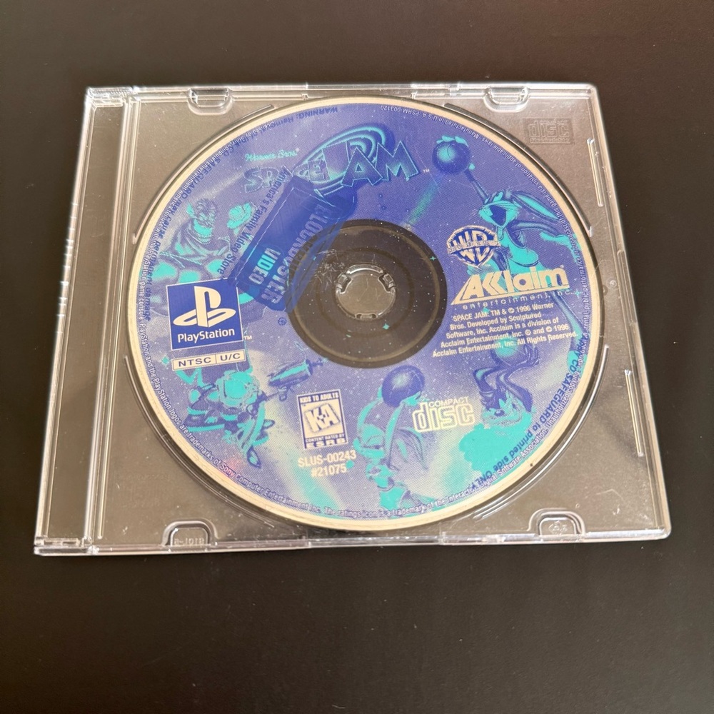 PS1 Space Jam (Sony Playstation , 1997) Disc Only Tested and Works